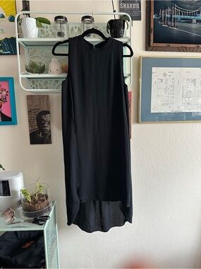 RACHEL Rachel Roy Black Sleeveless High-Low Dress